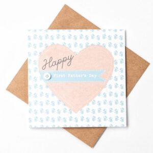 happy first fathers day card
