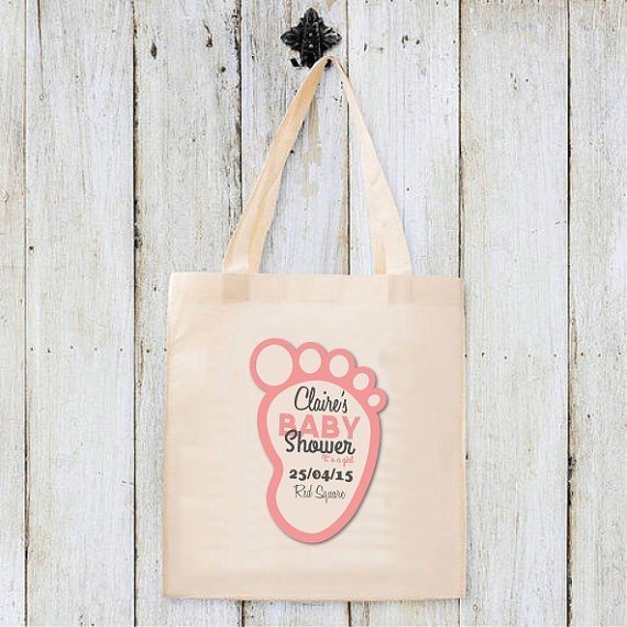 personalised baby shower bags