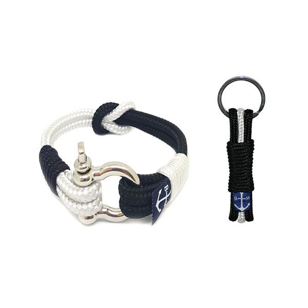 Navy and White Reef Knot