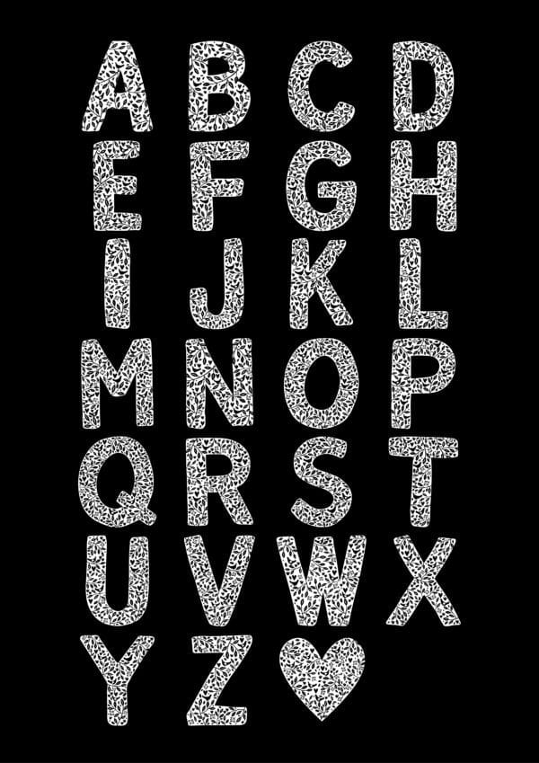 alphabet art