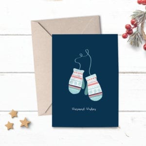 warm wishes christmas cards