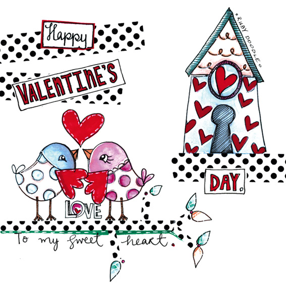 personalised valentines card