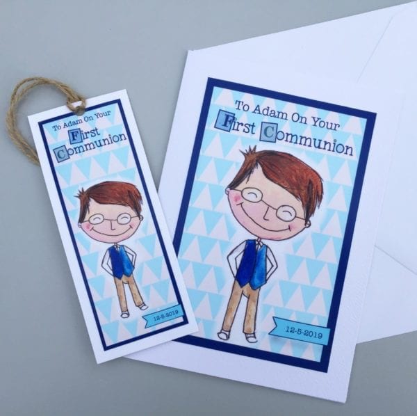 personalised holy communion cards