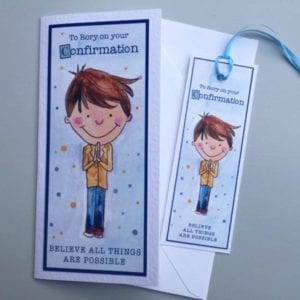 personalised confirmation cards