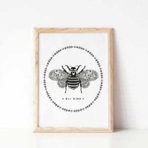 be kind print