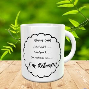 retirement mugs