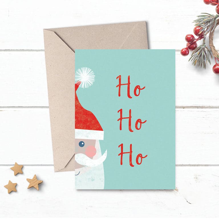 Santa Christmas Cards | Shop Irish-Made Christmas Cards | Cuando