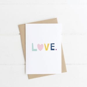 love greeting card
