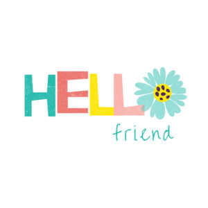 hello friend card
