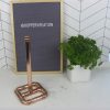 copper kitchen roll holder