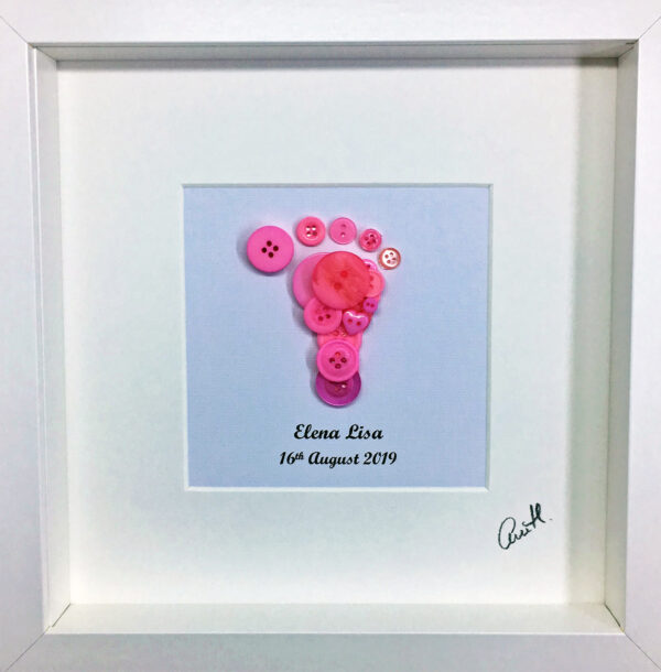 baby footprint gift