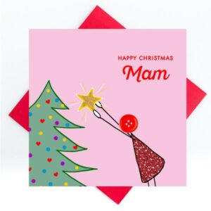 happy christmas mam card