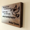 personalised wooden wall plaque