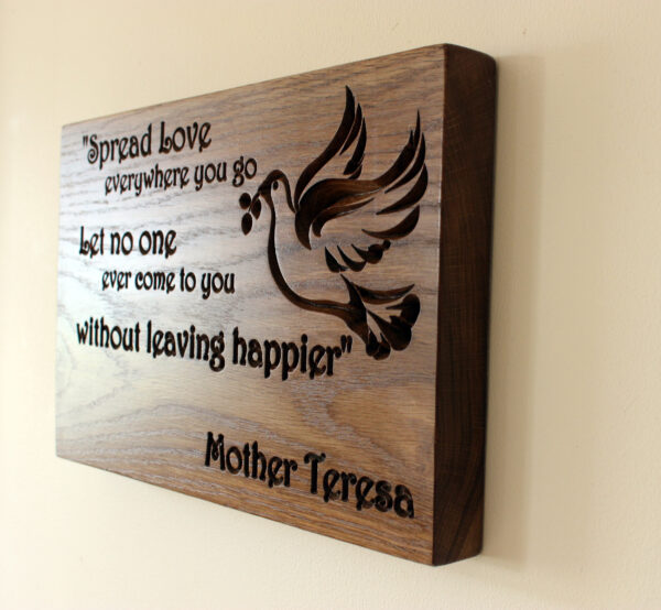 personalised wooden wall plaque