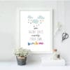 bright wall prints
