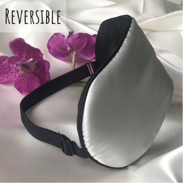 reversible silk sleep mask