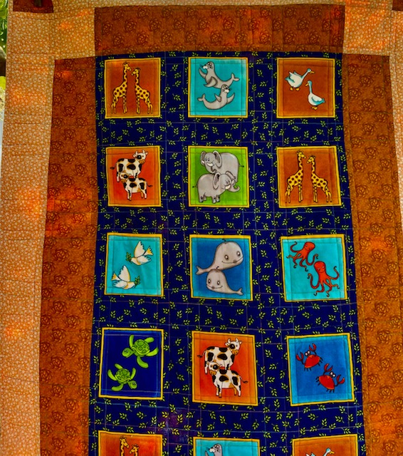 childrens patchwork quilt