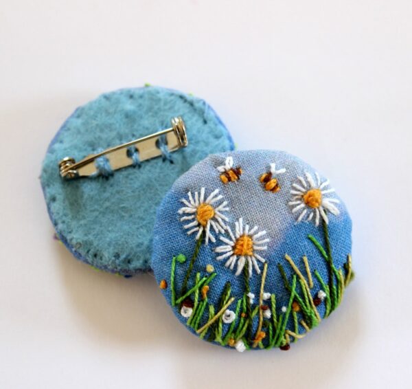 textile brooches
