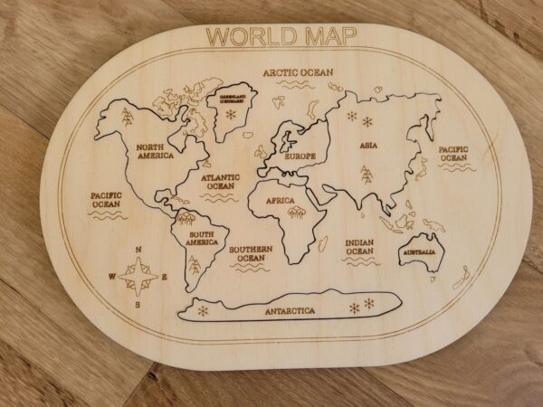 world map puzzles