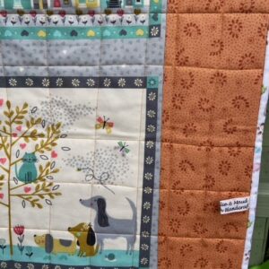 dogs patchwork quilt