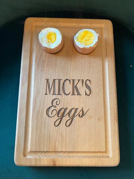 personalised egg board