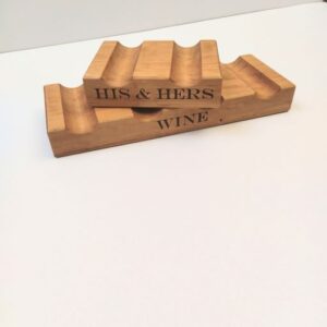 personalised wine rack