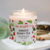 ginger berry tea candle