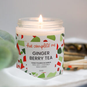 ginger berry tea candle