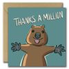 Thanks A Million card