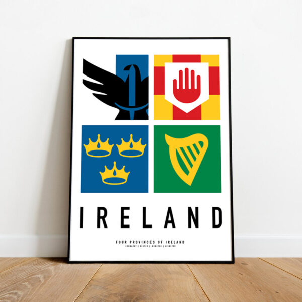 Four Provinces of Ireland Print