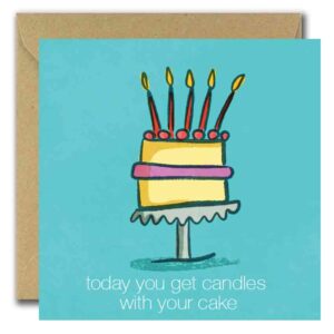 cake and candles card