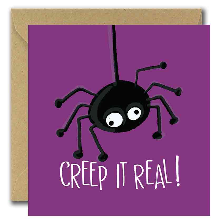 Creep it Real Halloween Card