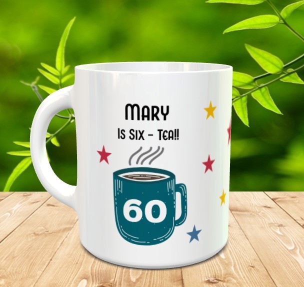 personalised decade birthday mug