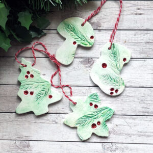 hand painted christmas decorations