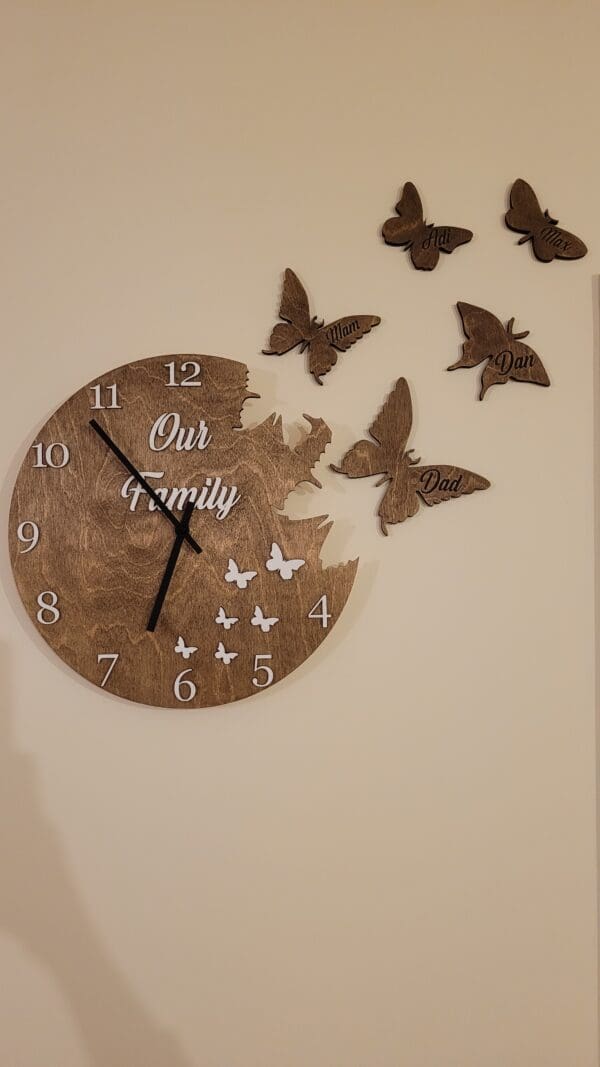 personalised clock