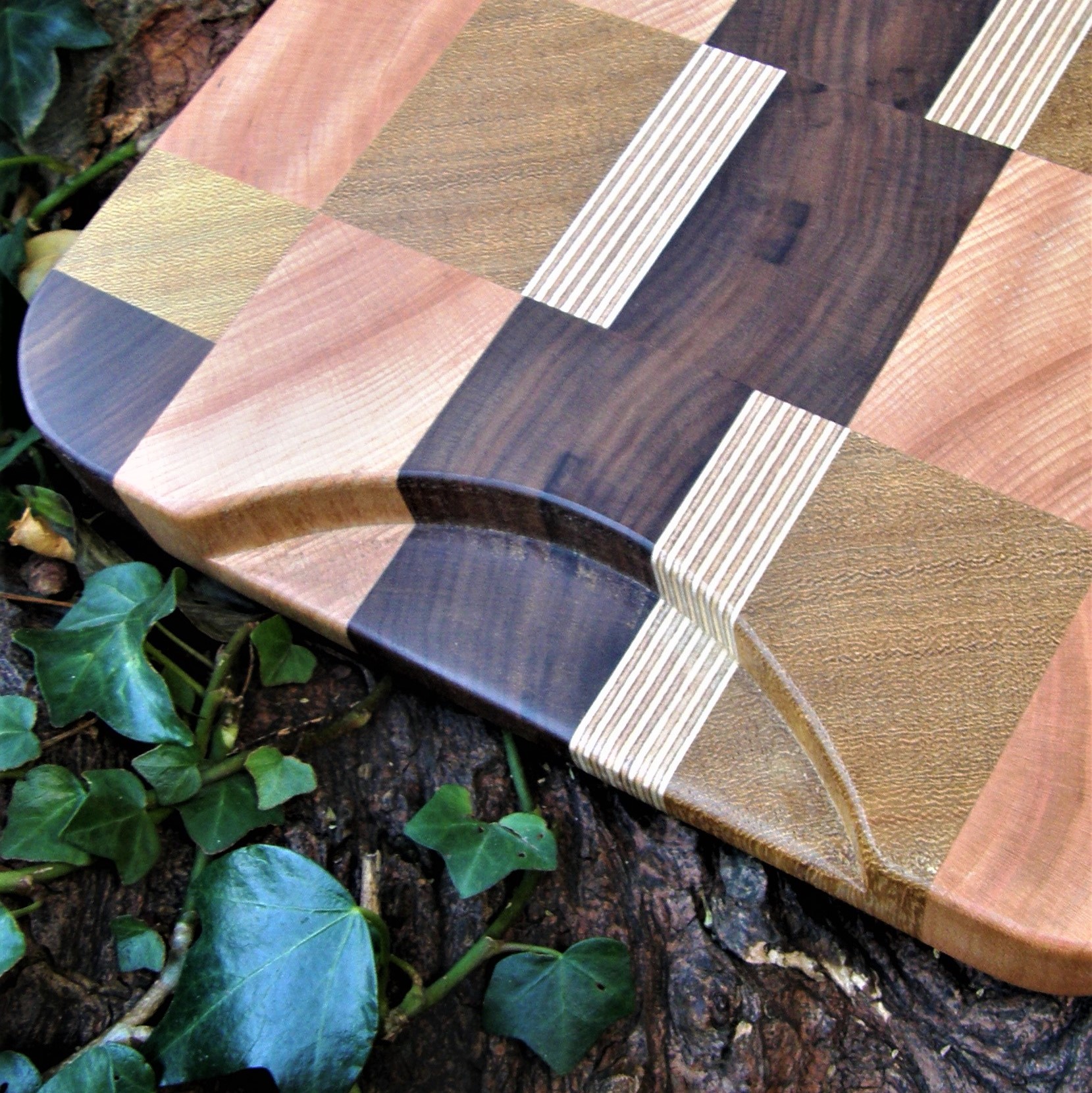 Rathlin Handmade End Grain chopping board by Grant Designs.