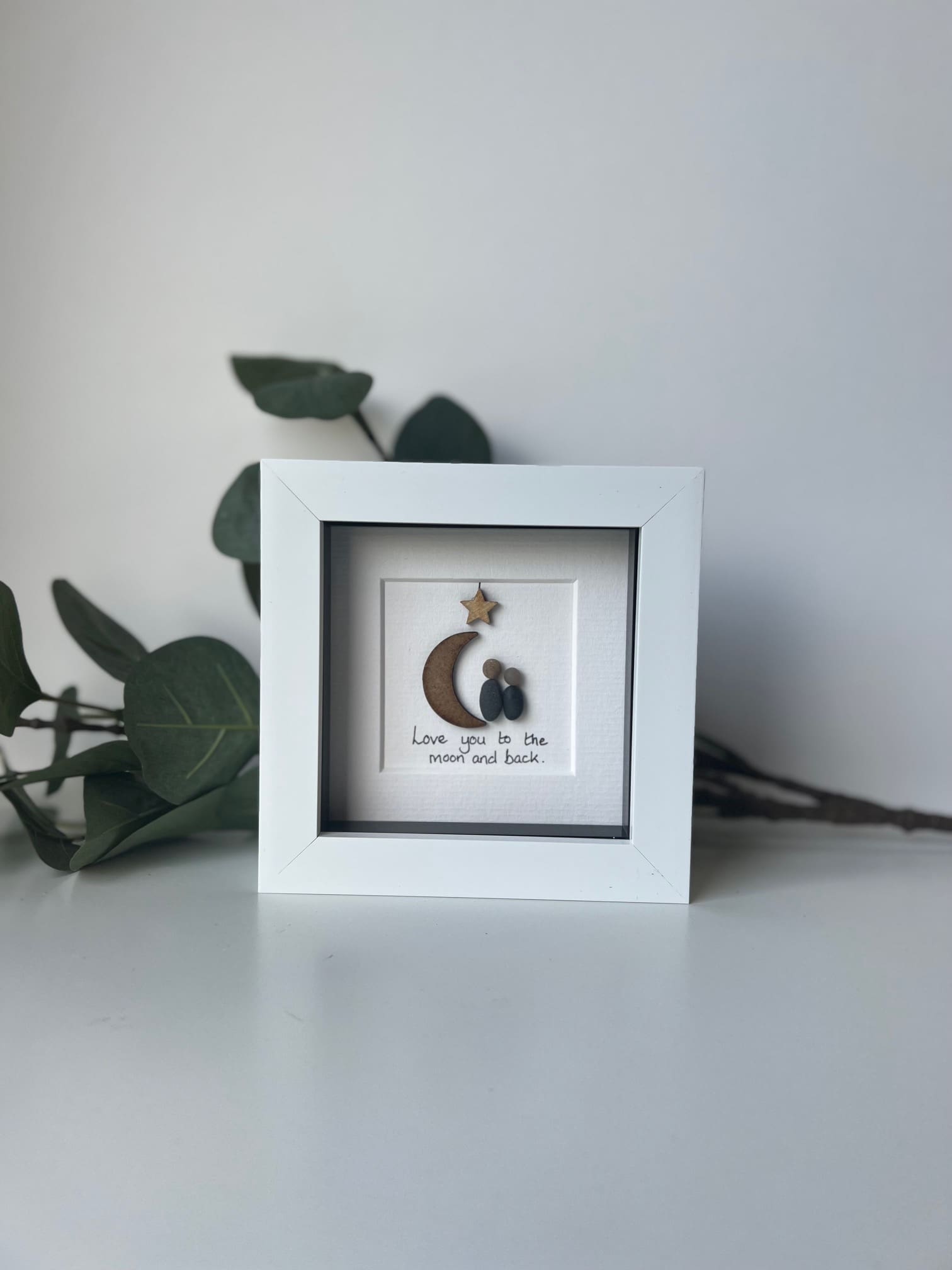 I Love You To The Moon And Back Template For Card Or Poster. Vector