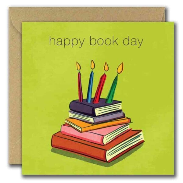 book birthday card