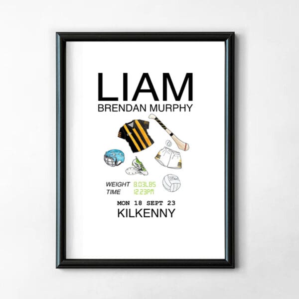 GAA personalised children's gift