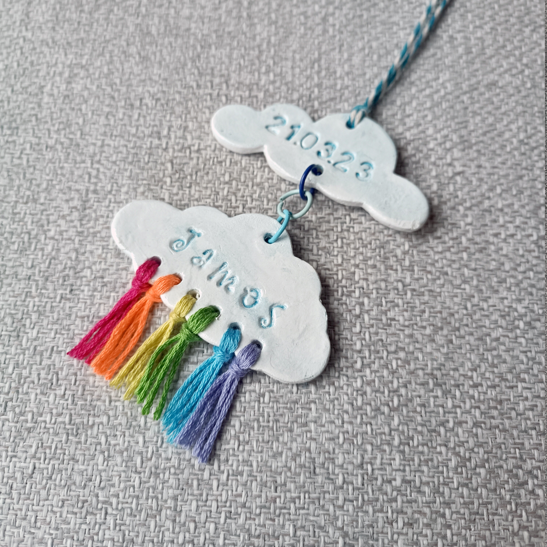 Personalised cloud Baby Decoration