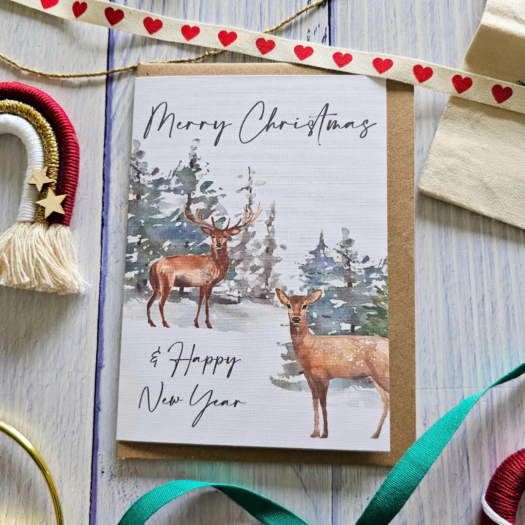 christmas and new years card