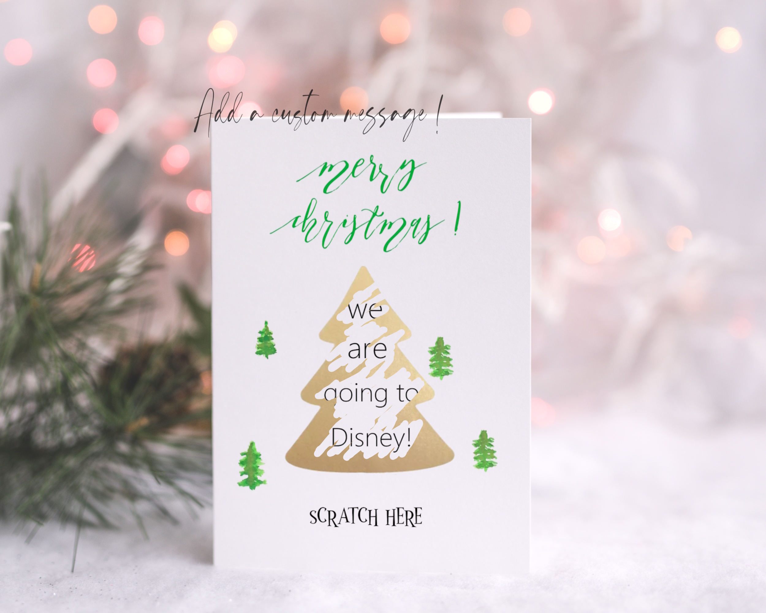 gift reveal card