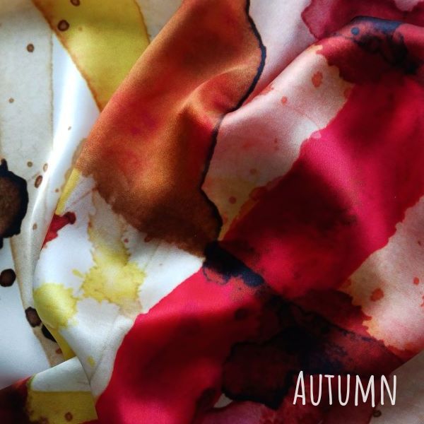 Silk Scarf-Autumn