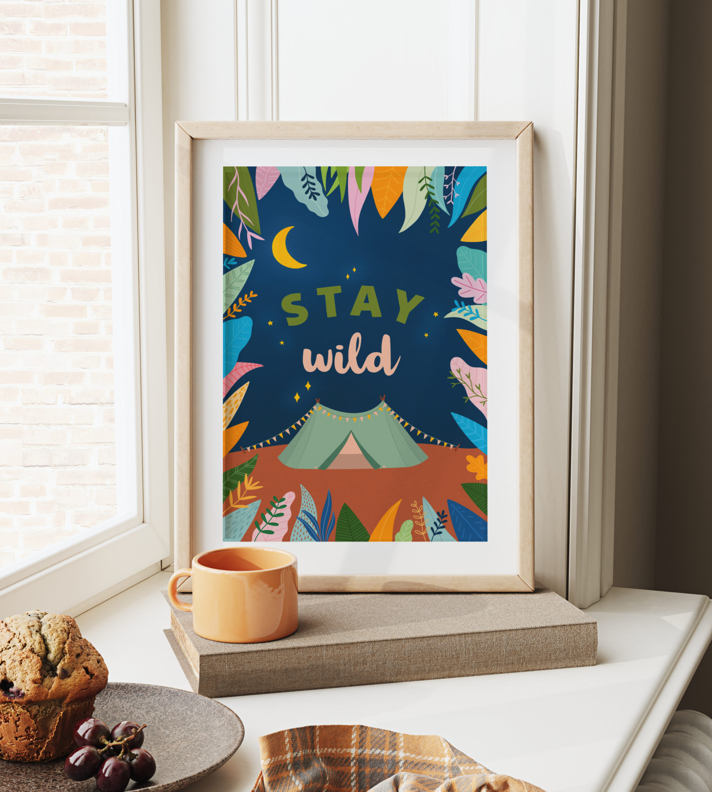 Stay Wild by Fleur & Mimi, illustrated in Co. Tipperary, printed in Ireland