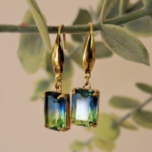 glass earrings