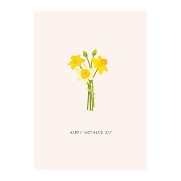 Daffodils Mothers Day card