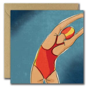 Greeting Card Sea Swimmer