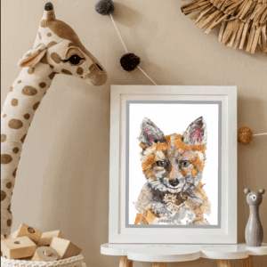 Little Fox Nursery Print