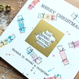 Custom Scratch Off Christmas Card