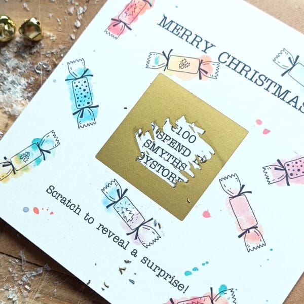 Custom Scratch Off Christmas Card